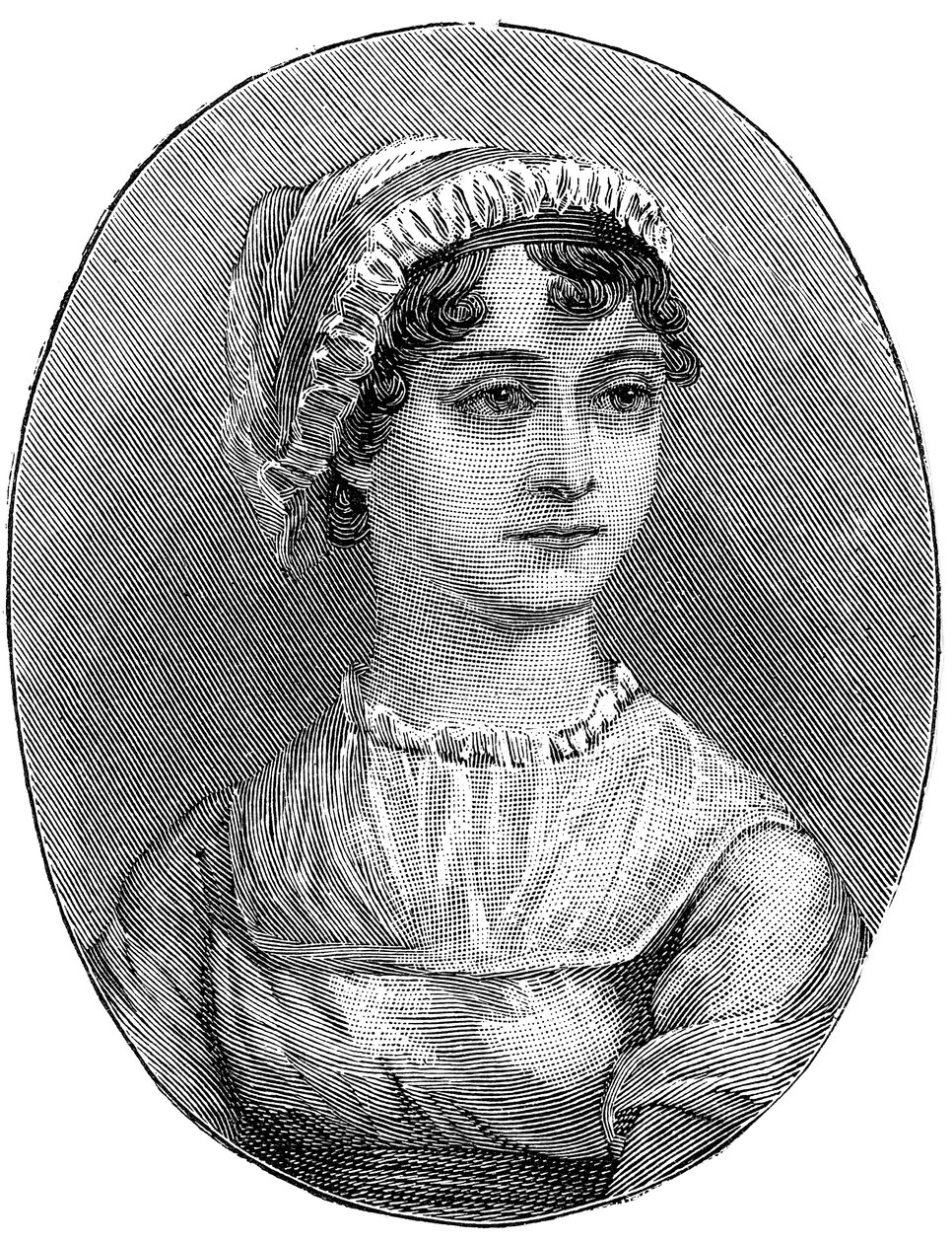 Jane Austen 1775-1817, englische Schriftstellerin von Unbekannt