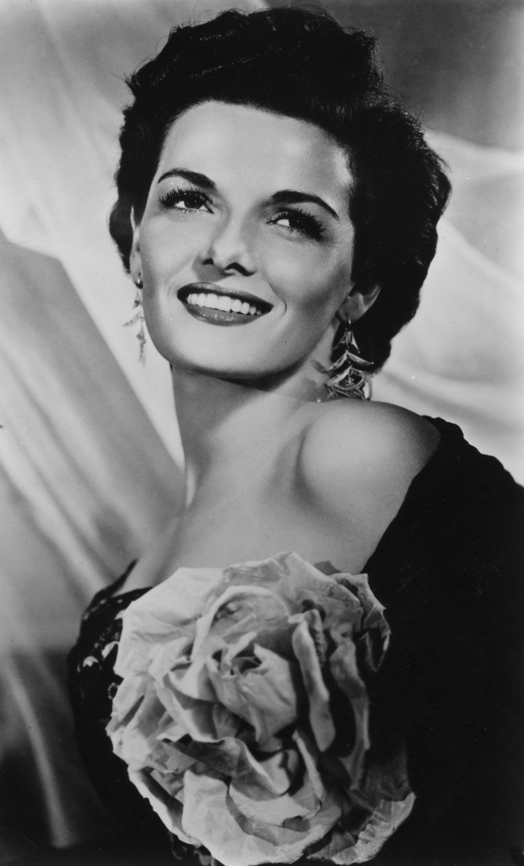 Jane Russell geb. 1921, amerikanische Schauspielerin, ca. 1940er von Unbekannt