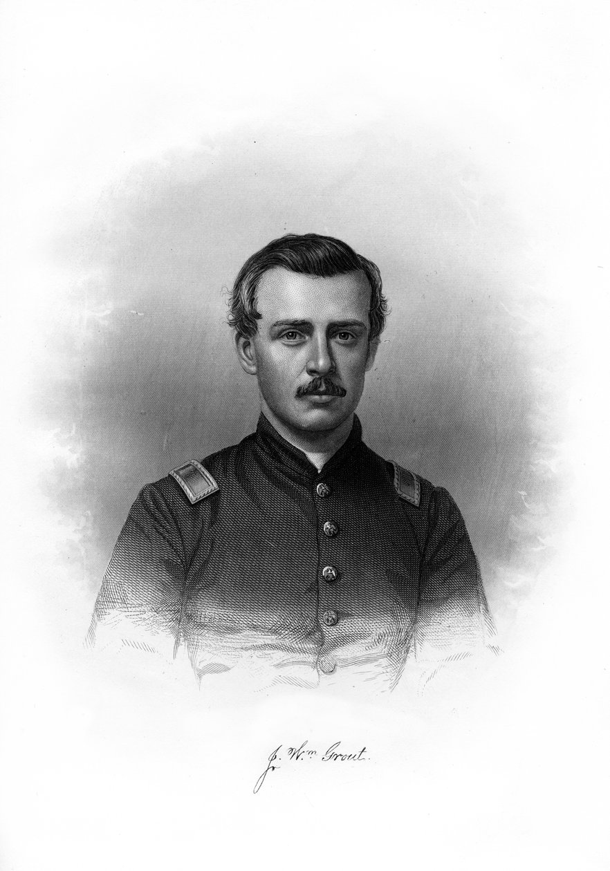 John William Grout, amerikanischer Soldat, 1872 von Unbekannt