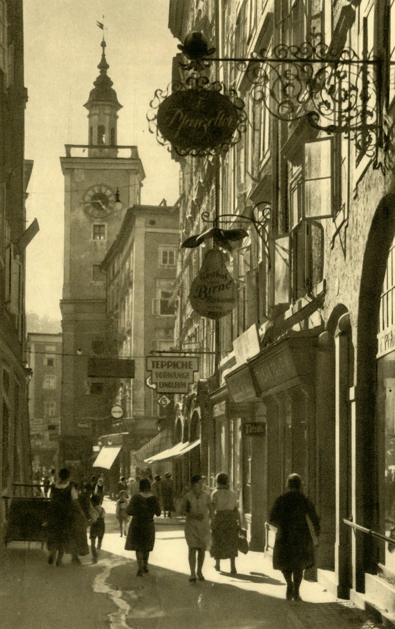Judengasse, Salzburg, Österreich, ca. 1935 von Unbekannt