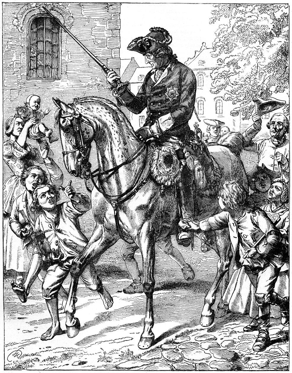 König Friedrich II. von Preußen 1712-1786, 19. Jahrhundert von Unbekannt
