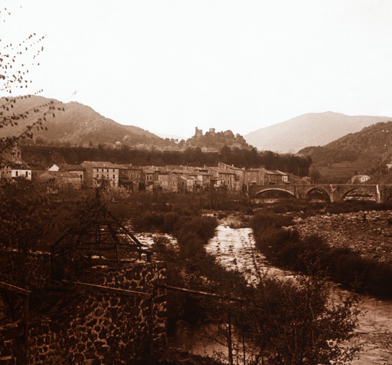 Landschaft, Elsass, um 1914-1918 von Unbekannt