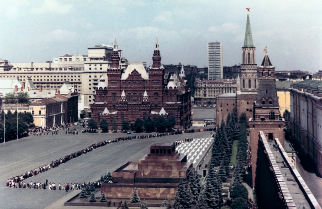 Lenins Mausoleum, Roter Platz, Moskau, 1980 von Unbekannt