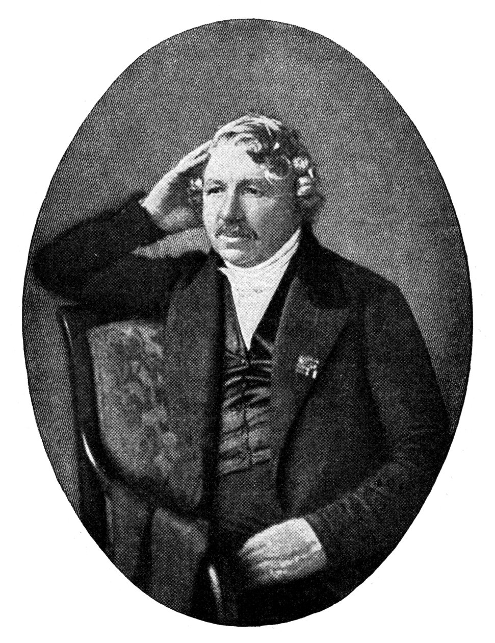 Louis Daguerre 1787-1851, französischer Fotograf von Unbekannt