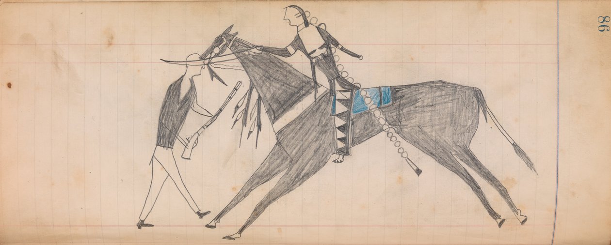 Maffet Ledger: Zeichnung, ca. 1874-81 von Unbekannt