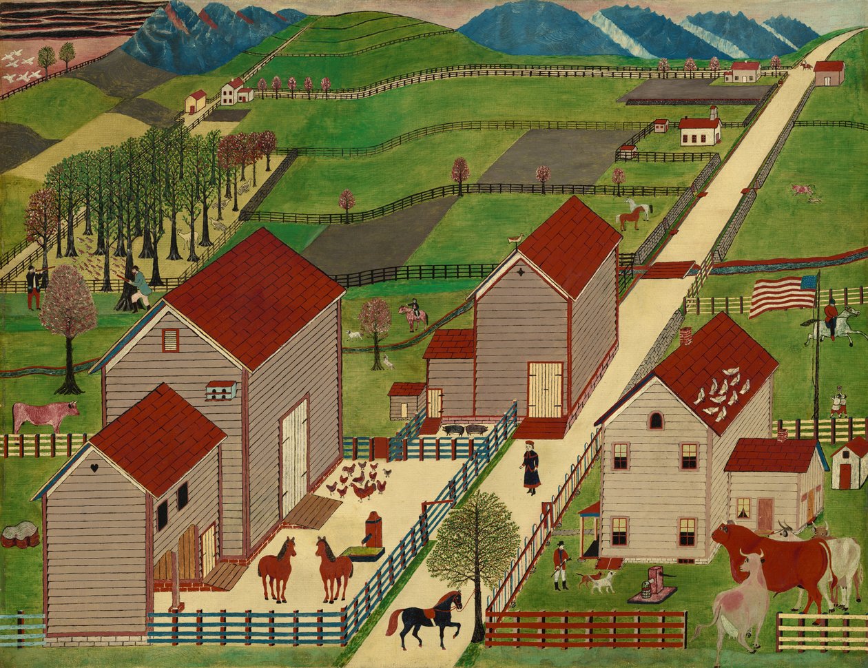 Mahantango-Tal-Farm von Unbekannt