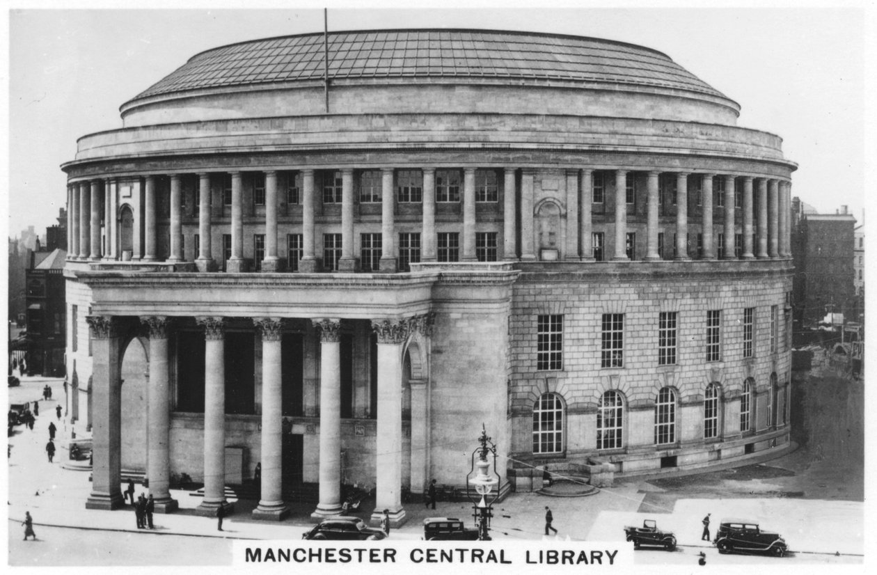 Manchester Zentralbibliothek von Unbekannt