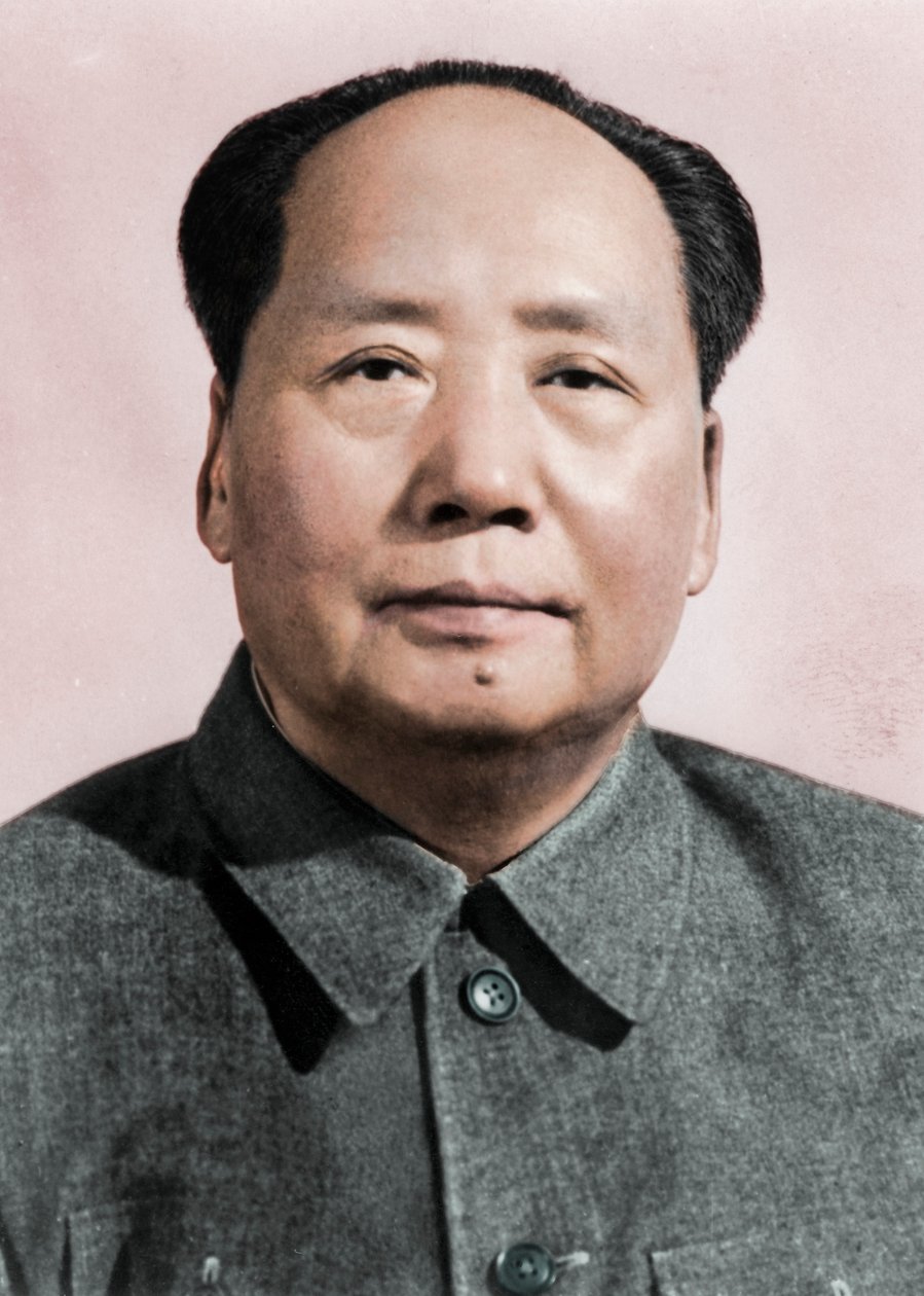 Mao Zedong, chinesischer kommunistischer Revolutionär und Führer, um 1950er von Unbekannt