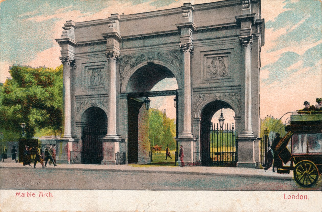 Marble Arch, London, um 1906 von Unbekannt