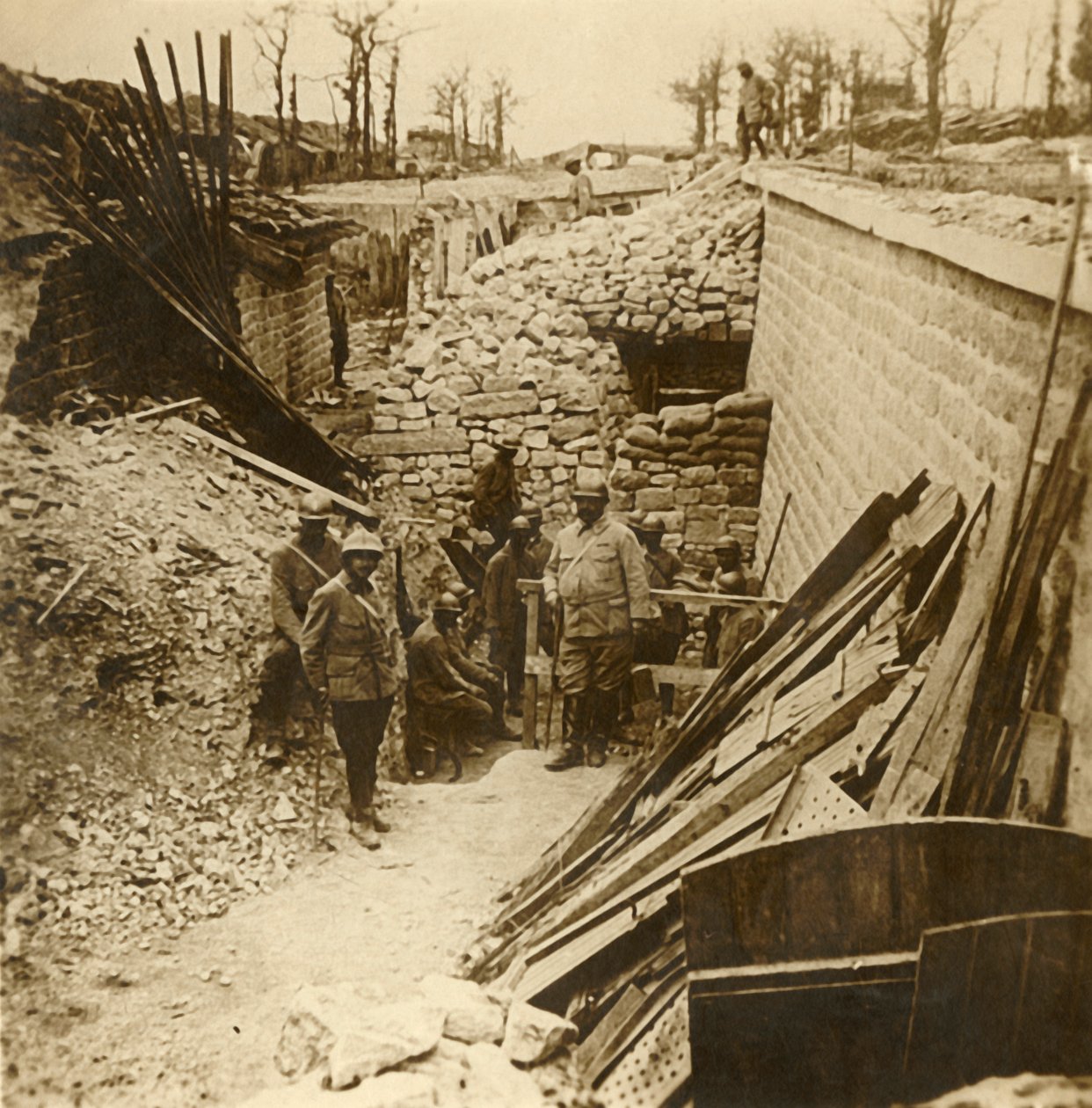 Marceau-Kaserne, Verdun, Nordfrankreich, 1916 von Unbekannt