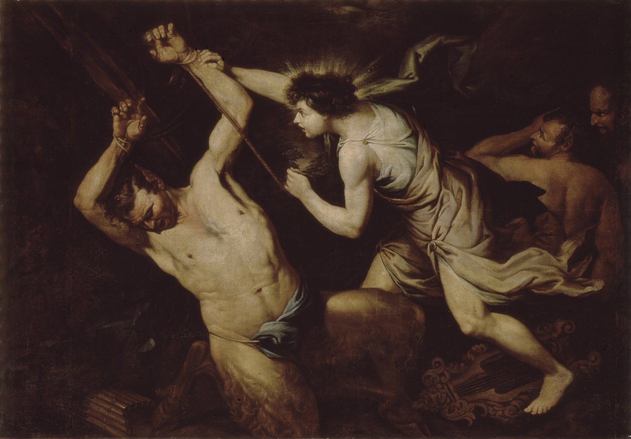Marsyas und Apollo von Unbekannt