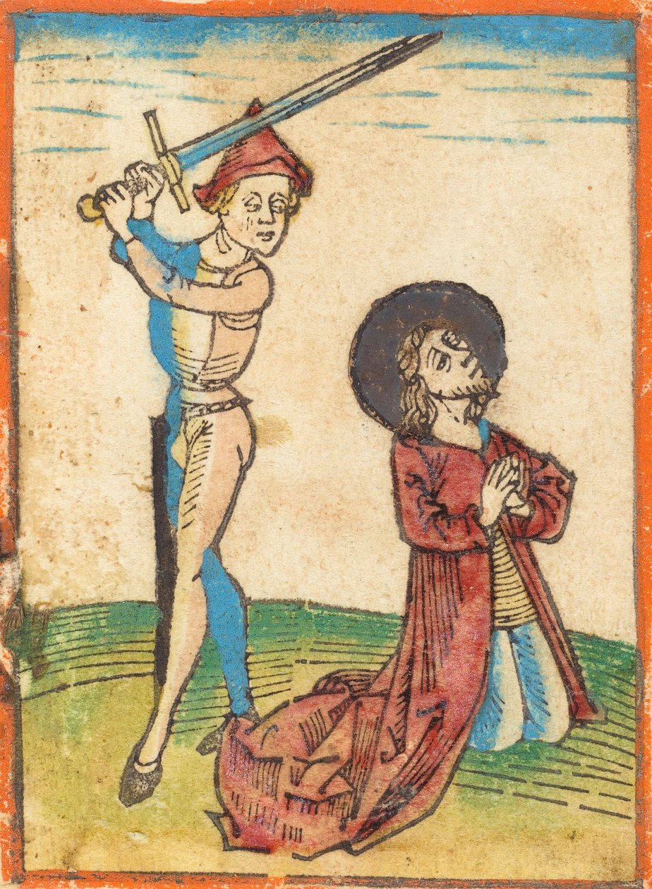 Martyrium eines Heiligen, ca. 1480 von Unbekannt