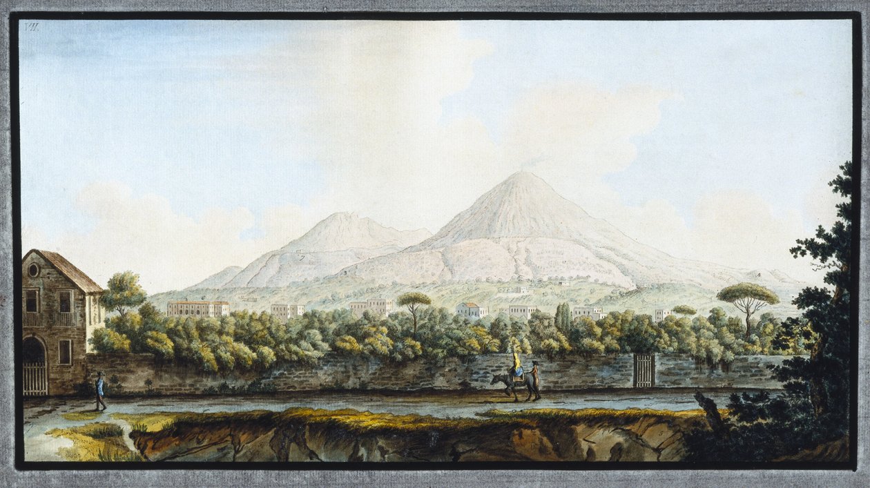 Vesuv, Königreich Neapel, ca. 1767 von Unbekannt