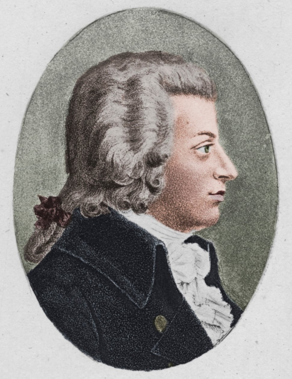 Mozart, 1895 von Unbekannt