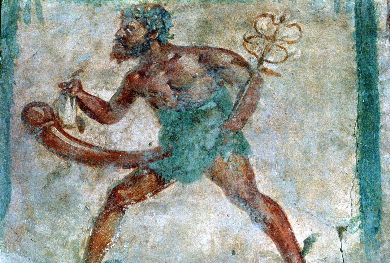 Wandgemälde des Merkur, Pompeji, Italien von Unbekannt