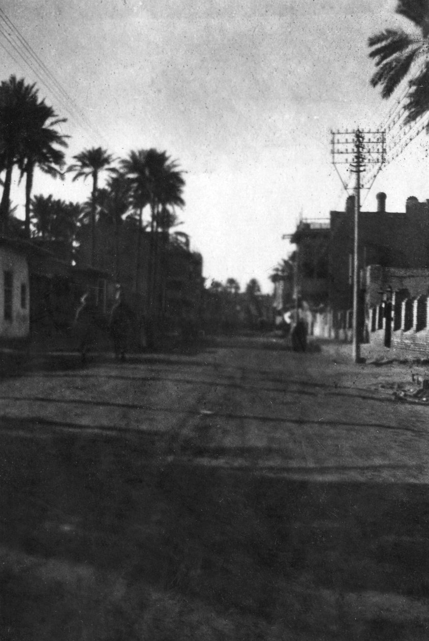 Neue Straße, Bagdad, 1918 von Unbekannt