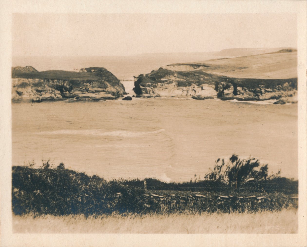 Newquay - Porth Bridge, 1927 von Unbekannt