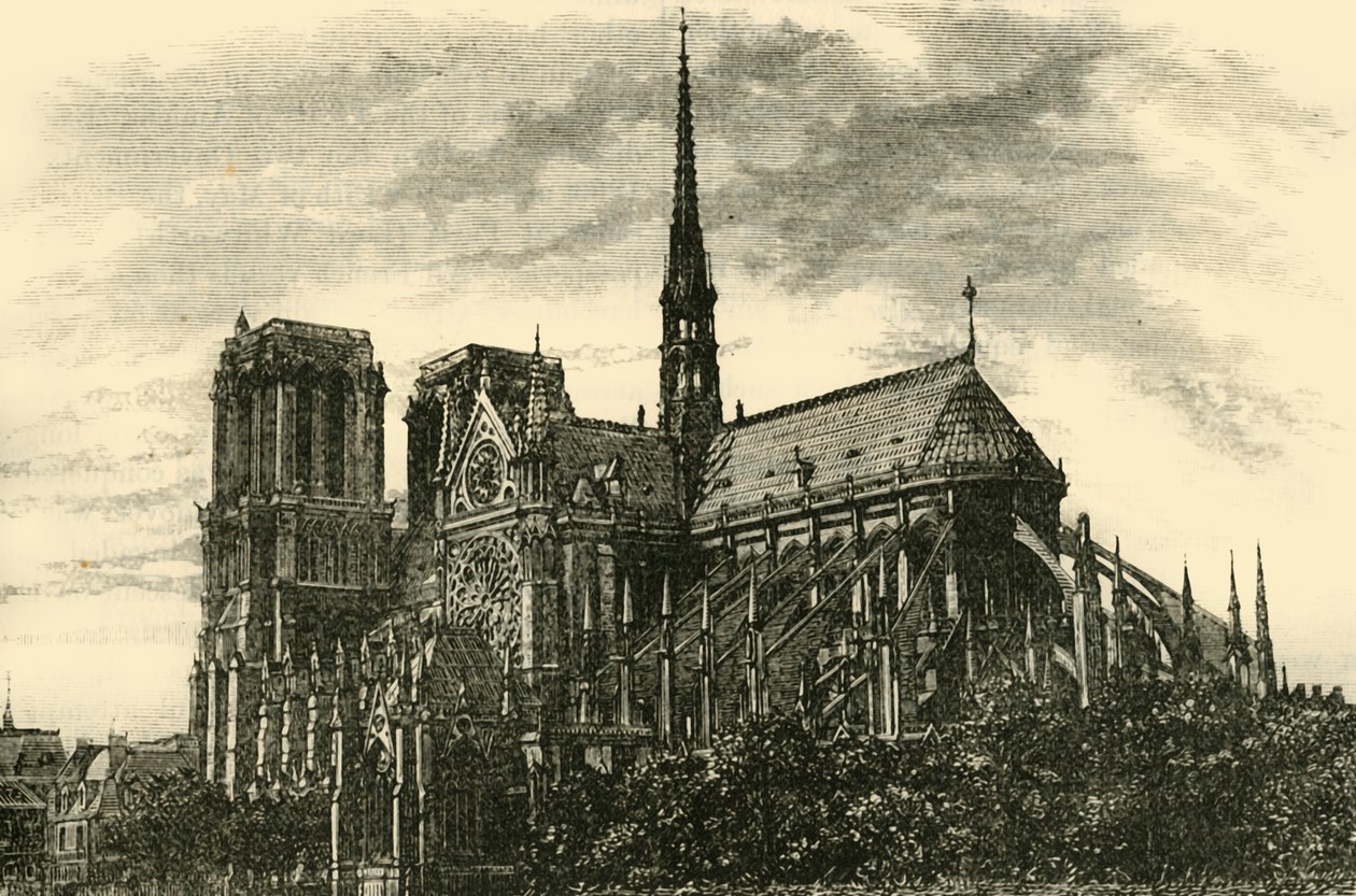 Notre Dame, 1890 von Unbekannt