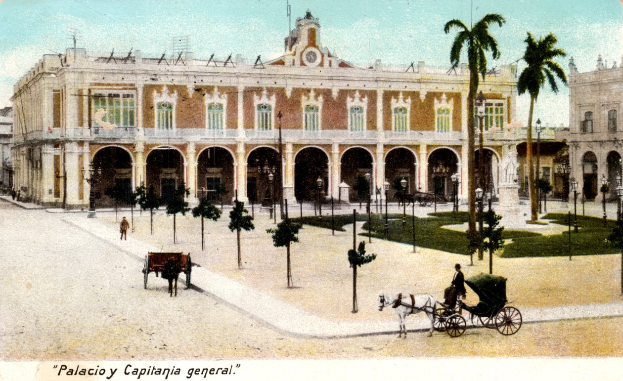 Palacio y Capitania General, Kuba, 1907 von Unbekannt