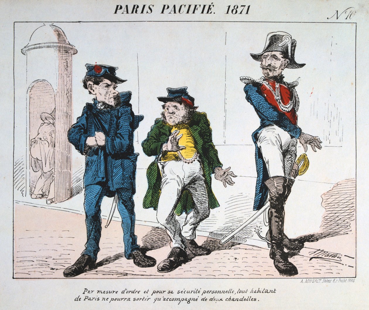 Paris Pacifié, 1871 von Unbekannt