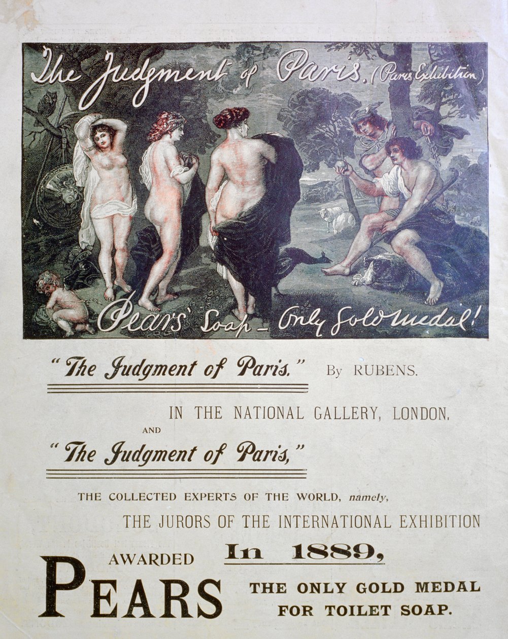 Pears Seifenwerbung, 1897 von Unbekannt