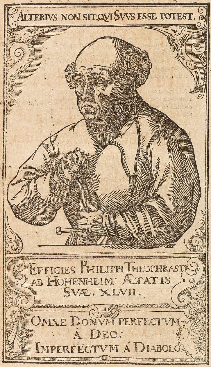 Philippus Theophrastus Aureolus Bombastus von Hohenheim Paracelsus, 1589 von Unbekannt