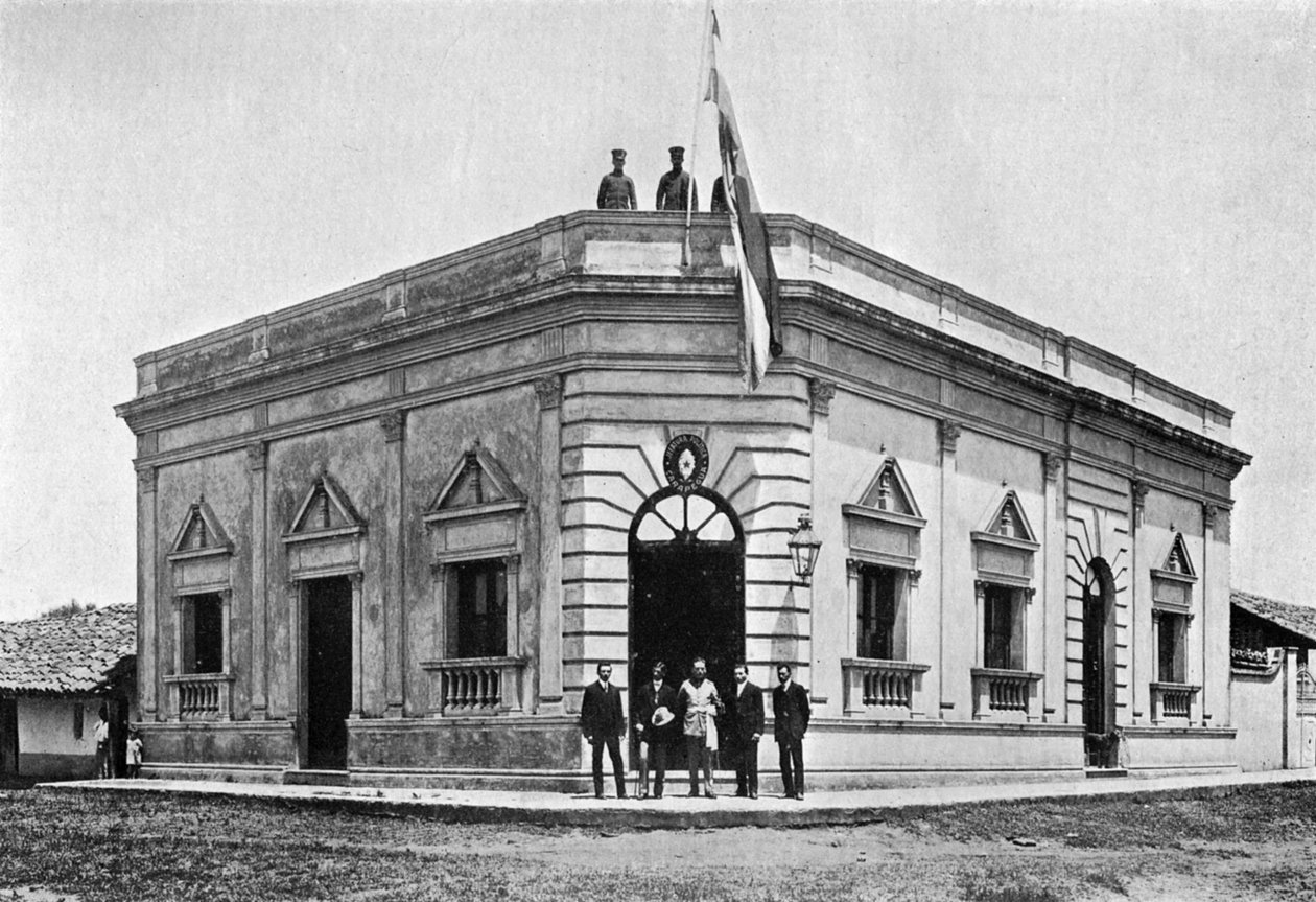 Büro des Polizeirichters, Carapeguá, Paraguay von Unbekannt