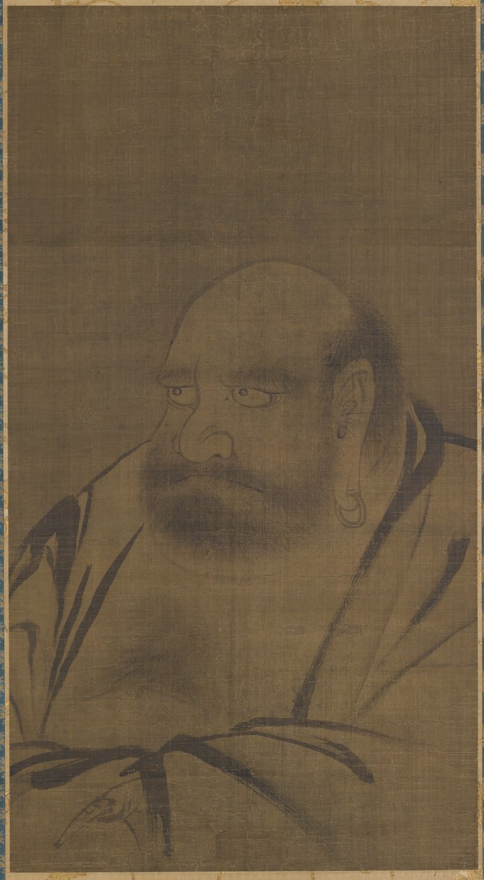 Porträt von Bodhidharma, 14. Jahrhundert von Unbekannt