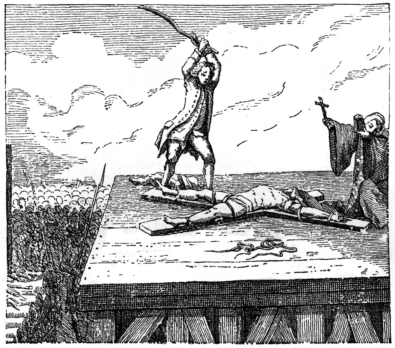 Gefangener wird gefoltert, 1885 von Unbekannt
