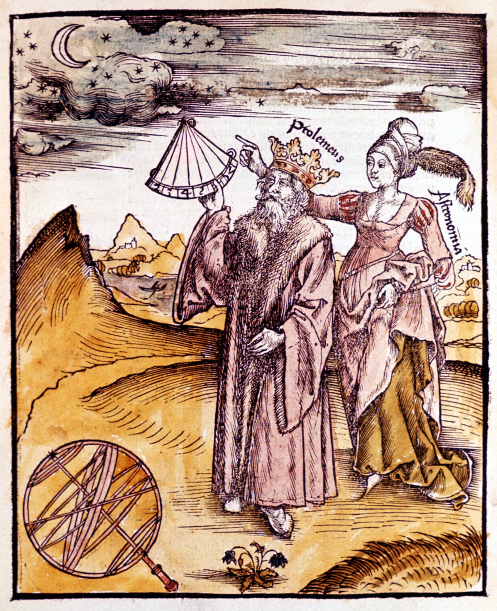 Ptolemäus, alexandrinischer griechischer Astronom und Geograph, 1508 von Unbekannt