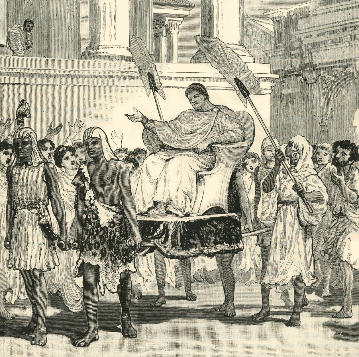 Öffentliche Freuden über die Genesung von Pompeji von Unbekannt