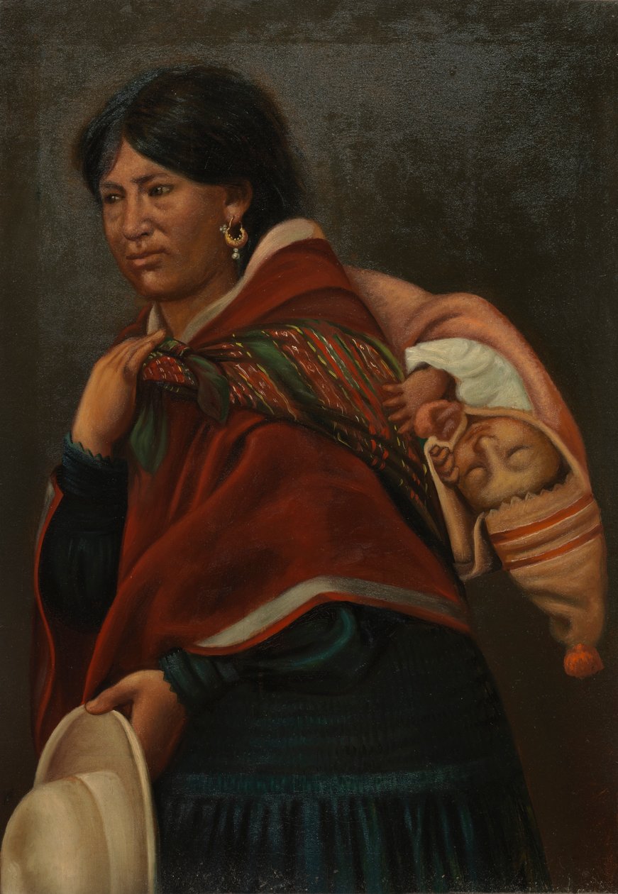 Quechua-Mutter, ca. 1890-1892 von Unbekannt