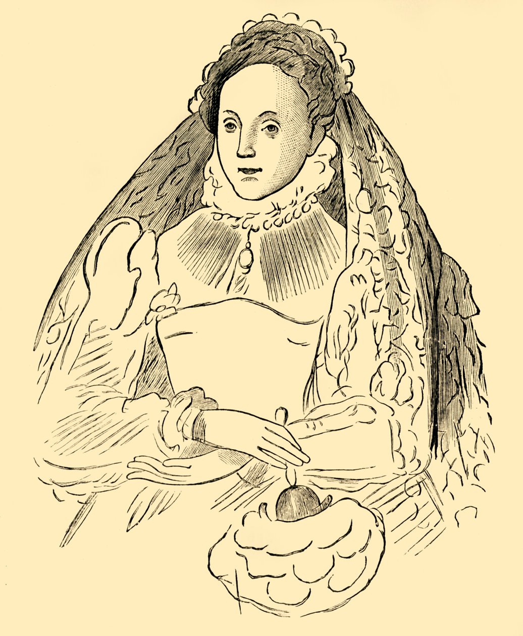 Königin Elisabeth, 1881 von Unbekannt