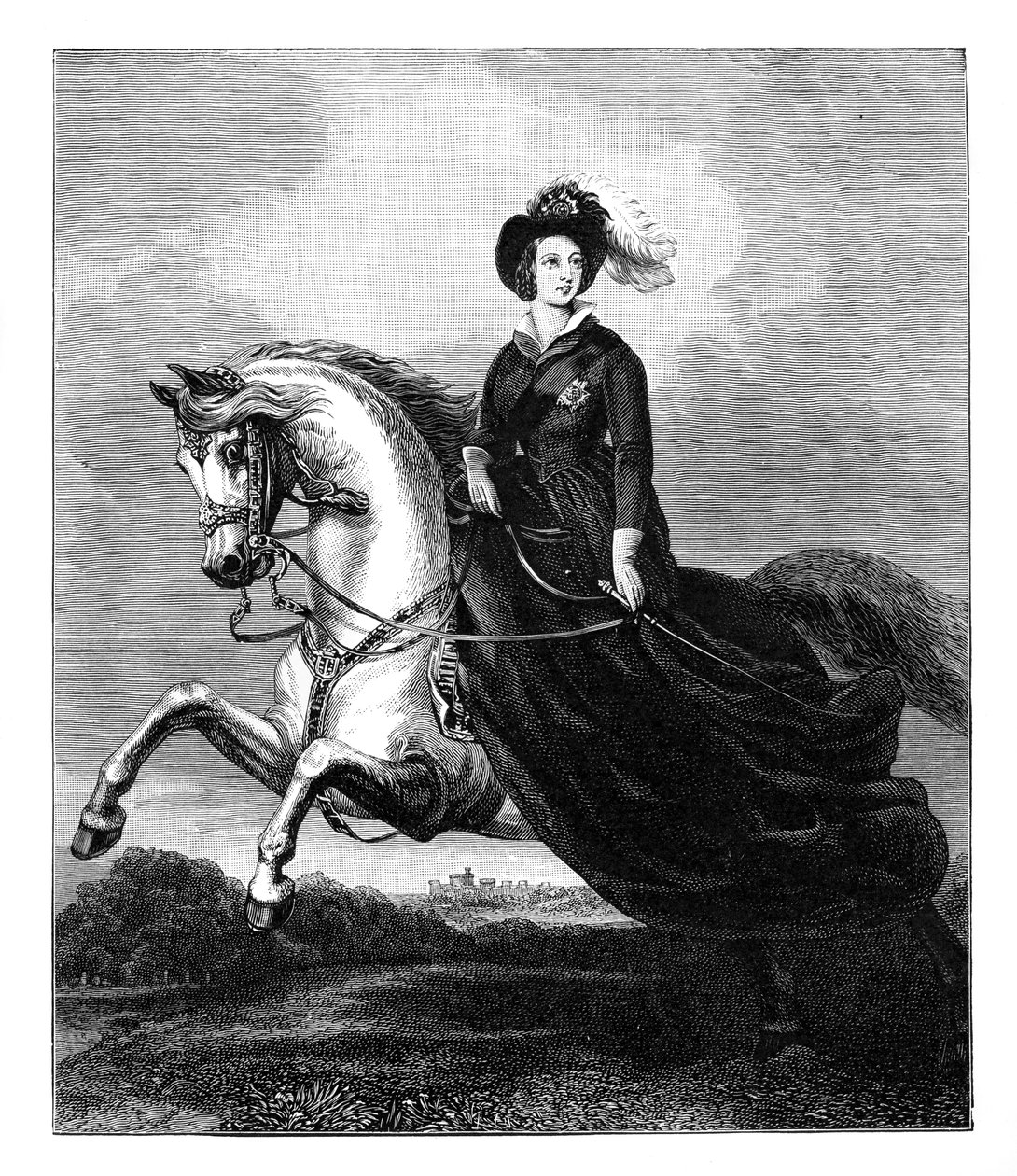 Königin Victoria, ca. 1840er Jahre, spätes 19. Jahrhundert von Unbekannt