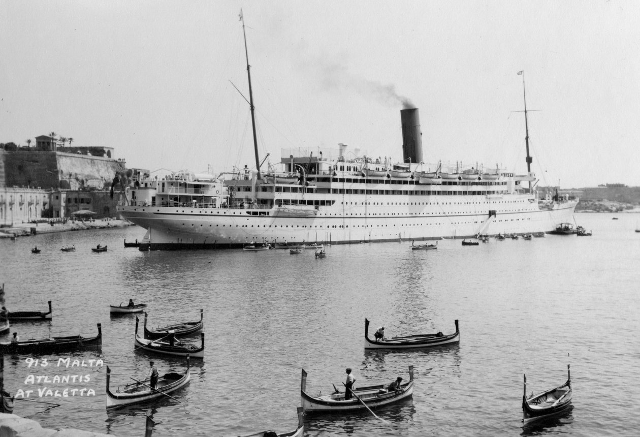 RMS Atlantis, Valetta, Malta, ca. 1929-1939 von Unbekannt