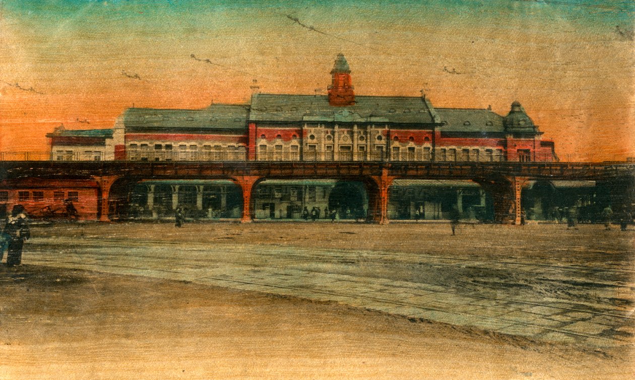 Bahnhof, Yokohama, 20. Jahrhundert von Unbekannt