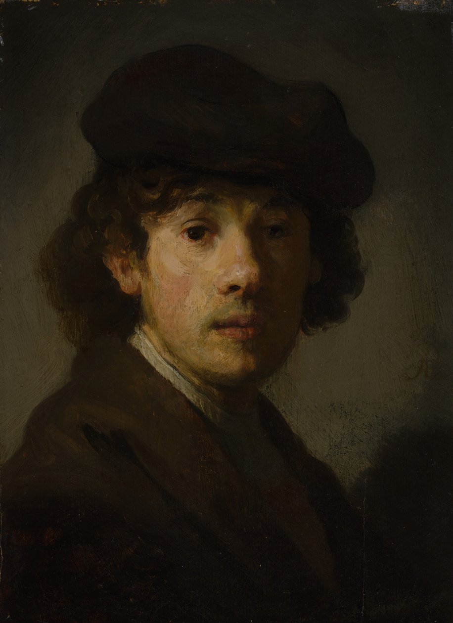 Rembrandt als junger Mann von Unbekannt