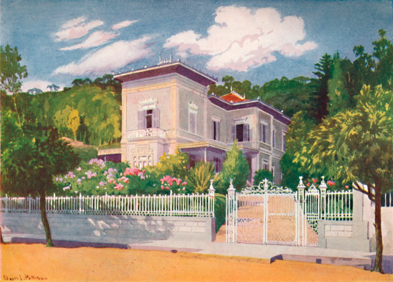 Residenz von Mr. Joseph Walker, Petropolis, 1914 von Unbekannt