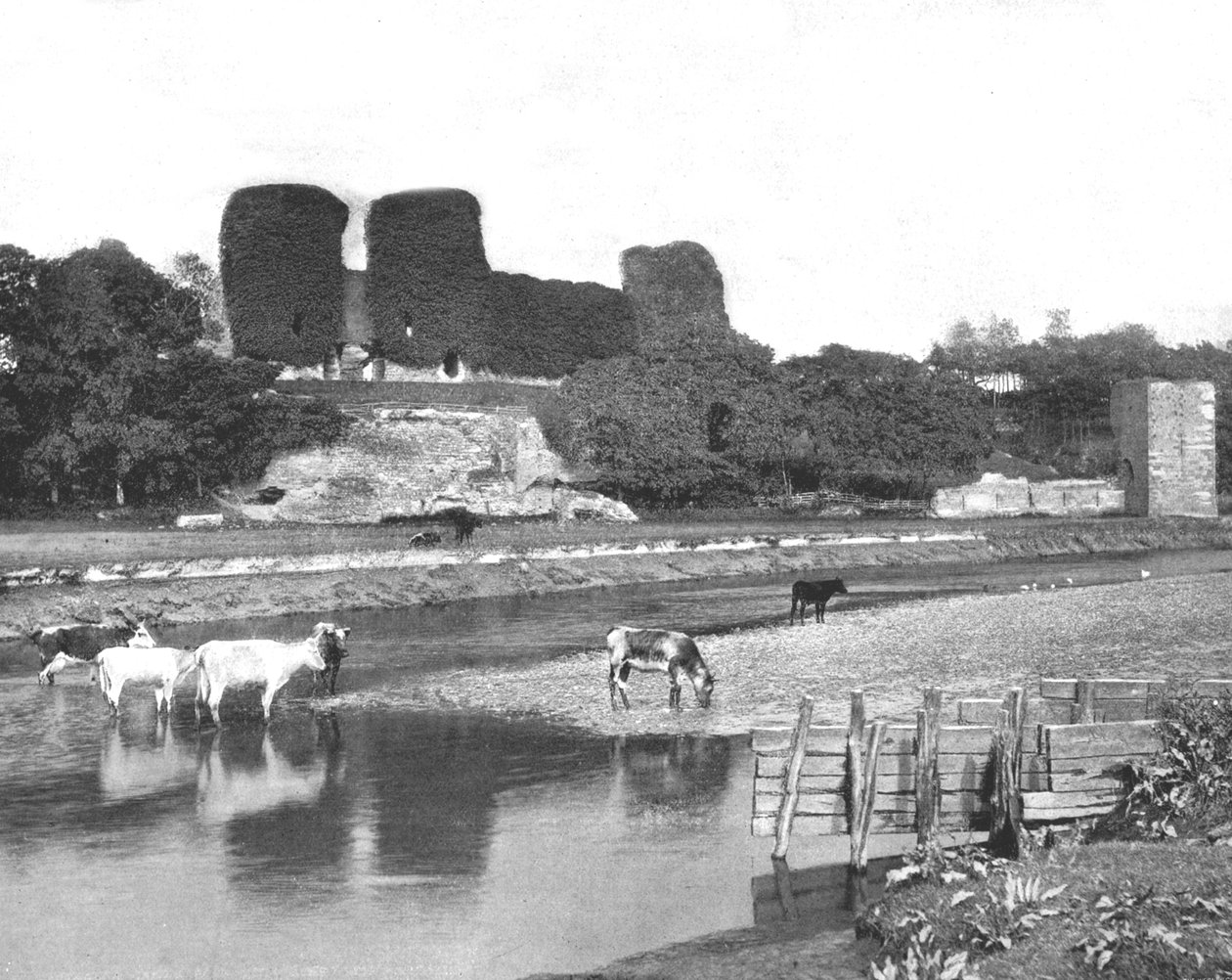 Burg Rhuddlan, Denbighshire, Wales, 1894 von Unbekannt