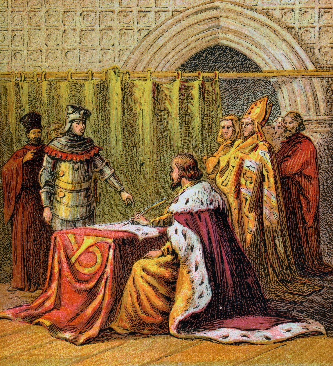 Richard II. Abdankung, 1399, um 1850 von Unbekannt