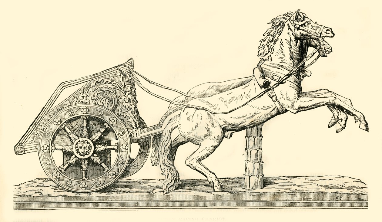 Römischer Rennwagen, 1890 von Unbekannt