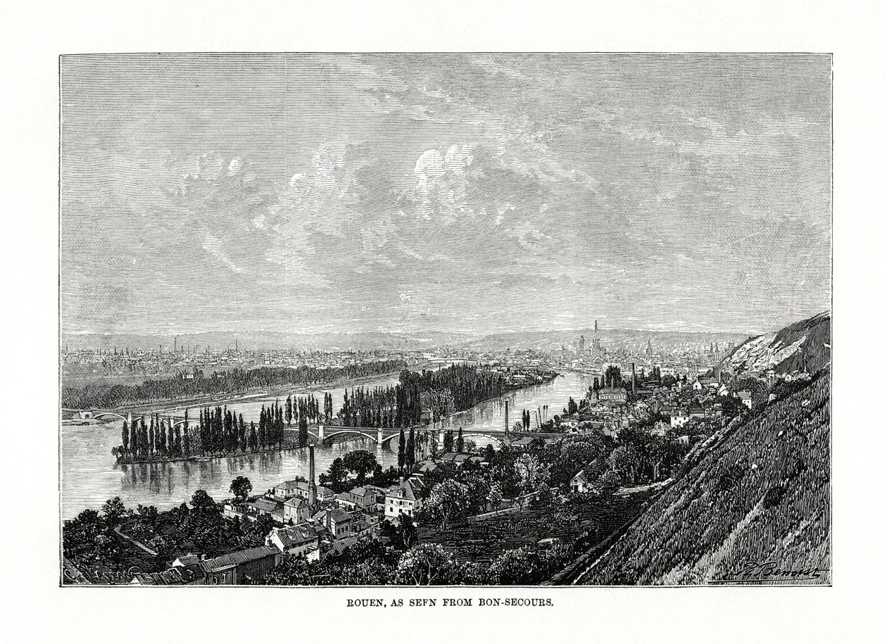 Rouen, Normandie, Frankreich, 1879 von Unbekannt