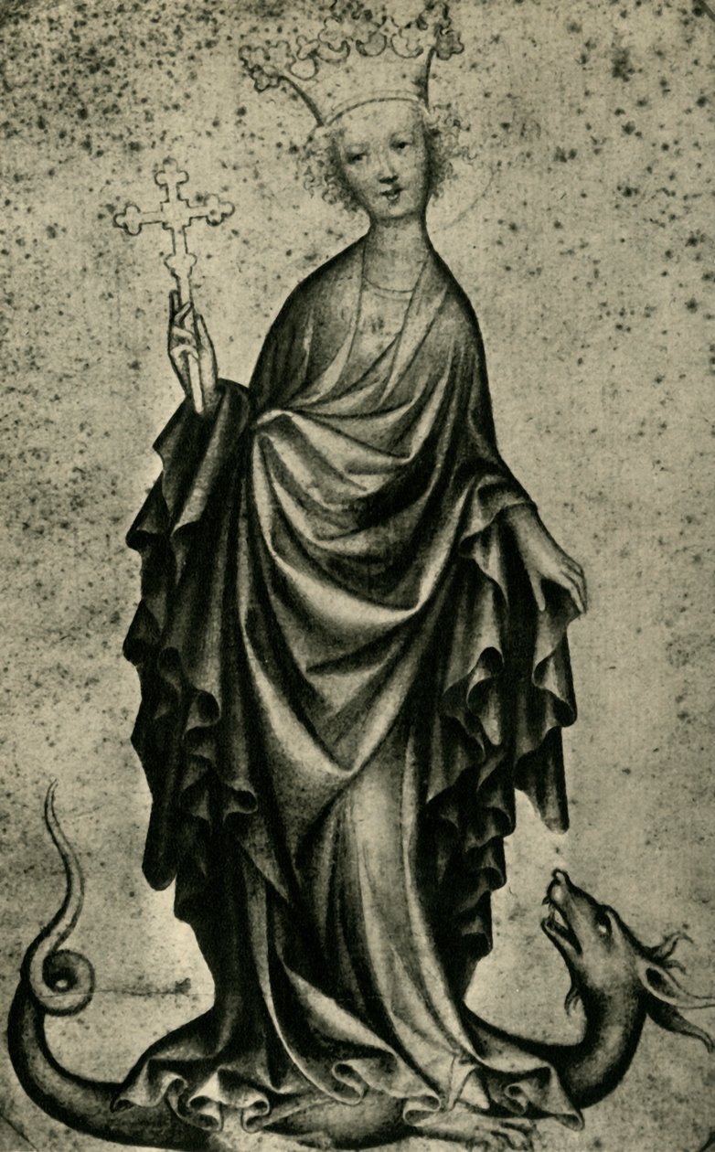 Heilige Margareta, frühes 15. Jahrhundert, 1943 von Unbekannt