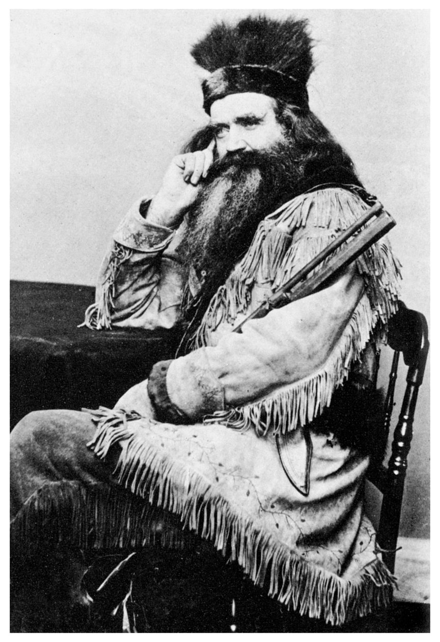 Seth Kinman, amerikanischer Jäger, 1860er von Unbekannt