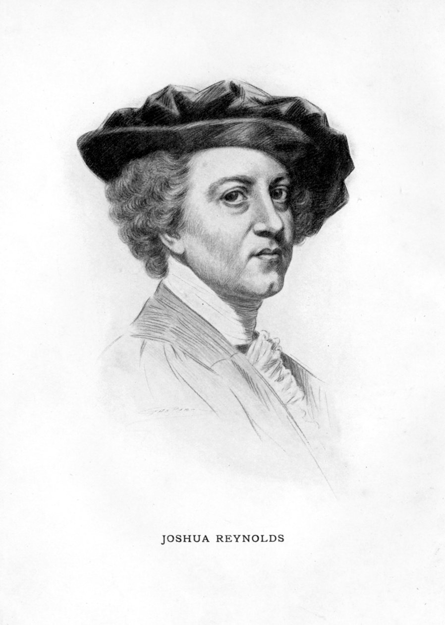 Sir Joshua Reynolds, englischer Maler, 1912 von Unbekannt