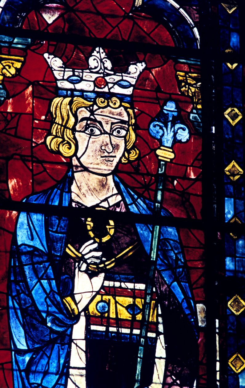 Salomo, Buntglas, Kathedrale von Chartres, Frankreich, 1194-1260 von Unbekannt