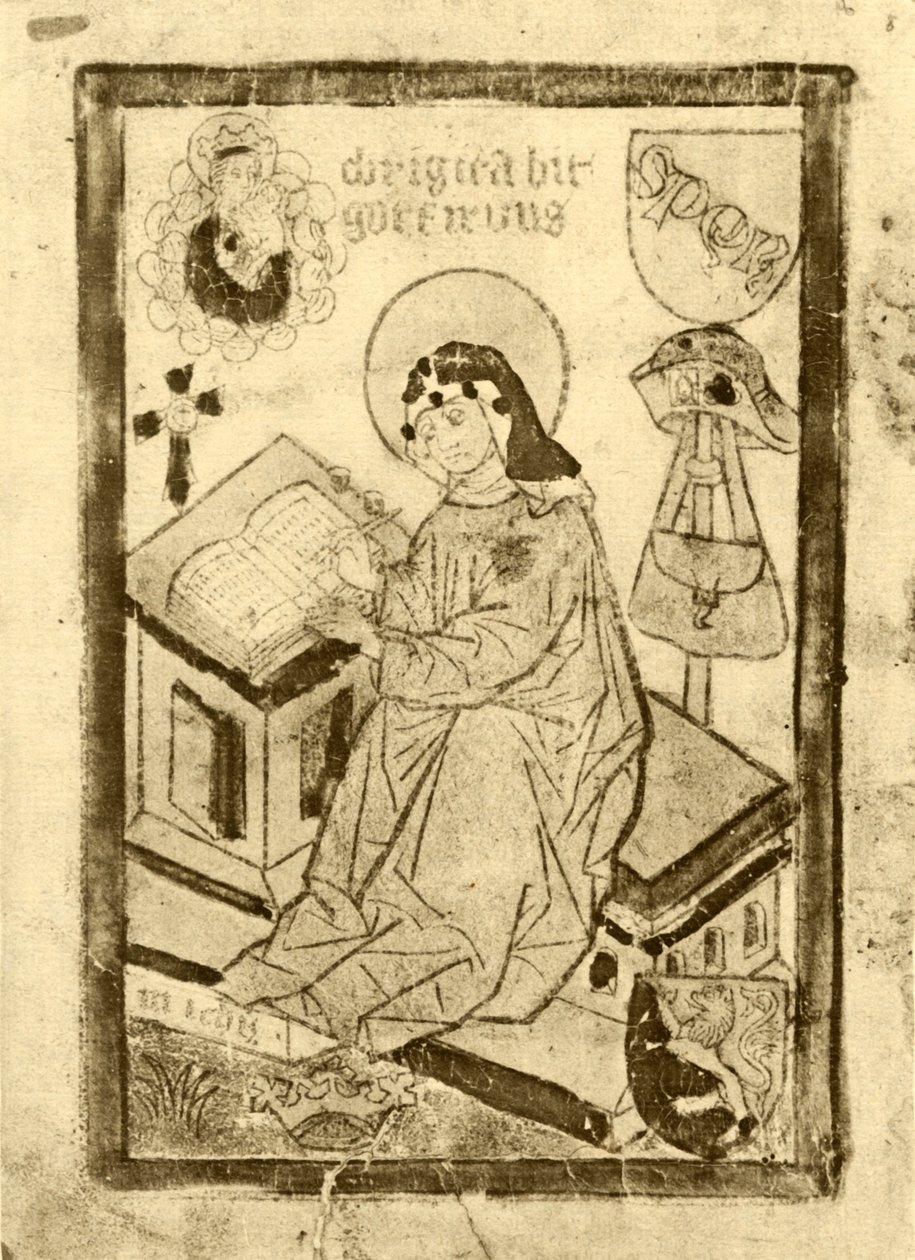 St. Birgitta von Schweden, 1915 von Unbekannt