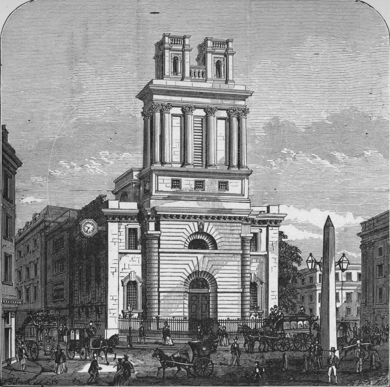 St. Mary Woolnoth von Unbekannt
