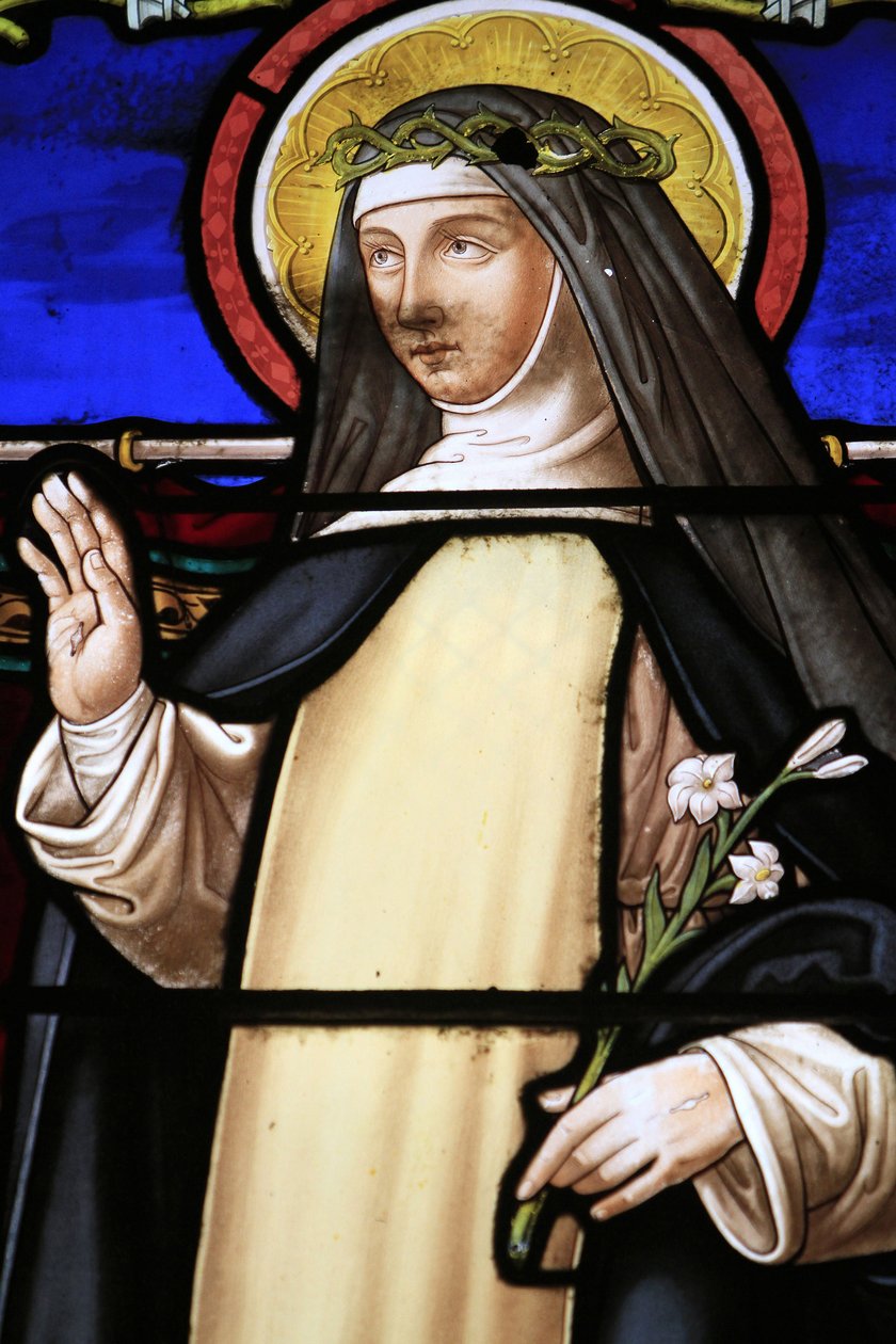 Glasfenster. St. Katharina von Siena. 1883 von Unbekannt