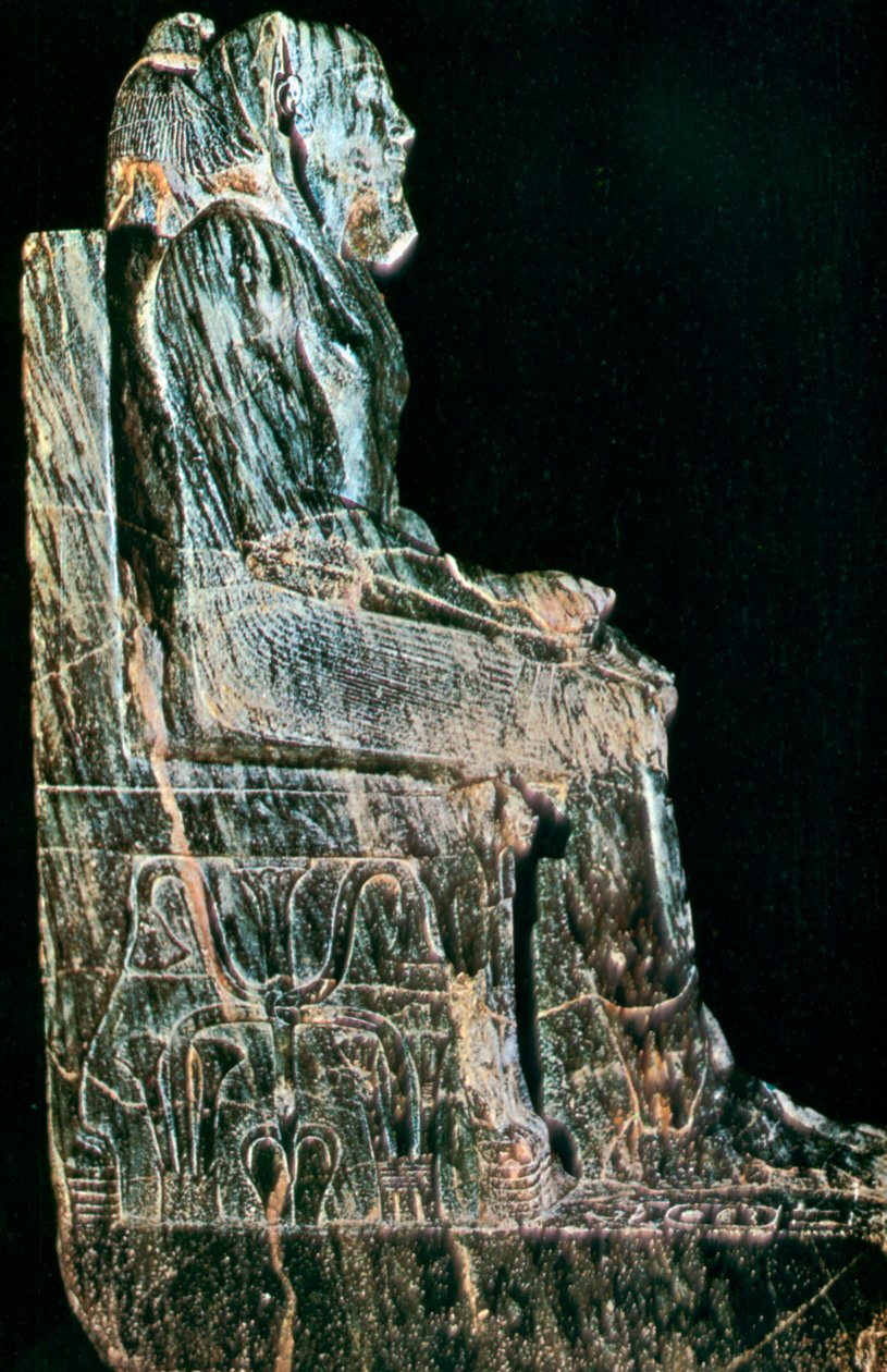 Statue des Pharaos, Ägypten, 4. Dynastie von Unbekannt